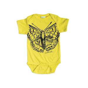 Pepe para riki/Copper butterfly Organic Cotton Baby Onesie