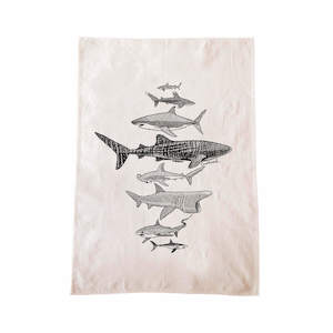 Sharks Tea Towel