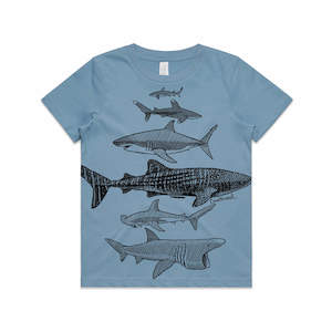 Screen printing: Sharks Kids’ T-shirt