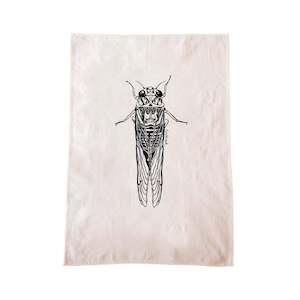 Cicada/kihikihi-wawā Tea Towel