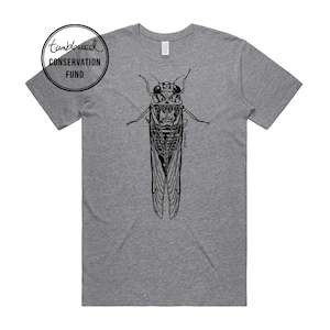 Screen printing: Cicada/kihikihi-wawā T-shirt