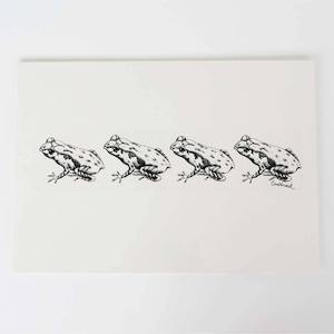 Screen printing: Archey's Frog Art Print