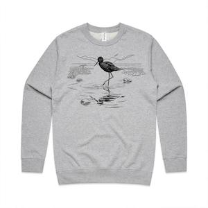 Black Stilt/Kakī Sweatshirt