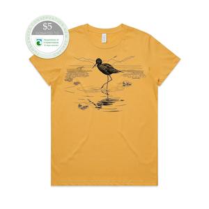 Black Stilt/Kakī T-shirt