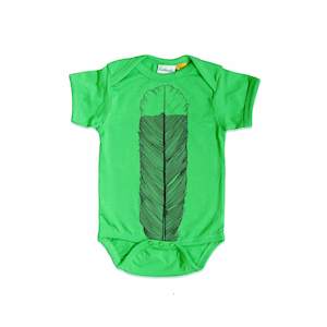 Huia Feather Organic Cotton Baby Onesie