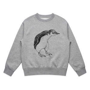 Screen printing: Kororā/Little Penguin Kids' Sweatshirt