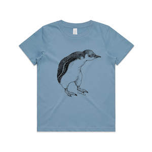 Screen printing: Kororā/Little Penguin Kids’ T-shirt