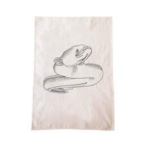 Longfin Eel/Tuna Tea Towel