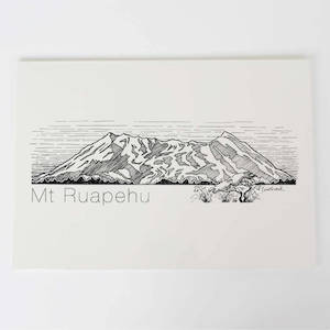 Mt Ruapehu Art Print