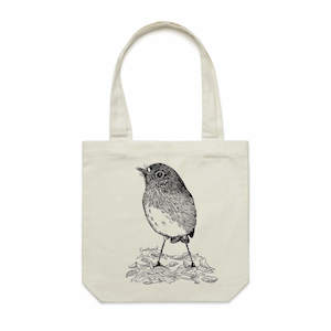 North Island Robin/toutouwai Tote Bag