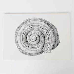 NZ Snail Art Print