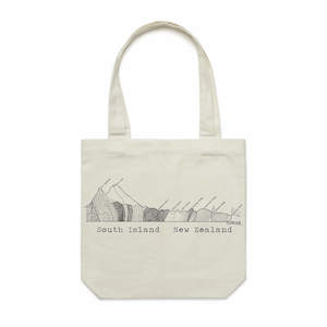 South Island Cross Section Tote Bag