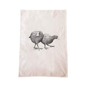 Screen printing: Takahē Tea Towel