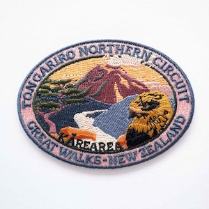 Screen printing: Tongariro Northern Circuit Patch