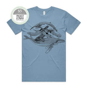 Screen printing: Whales T-shirt