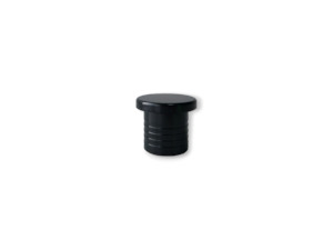 Black Aluminum plug - Multiple Sizes