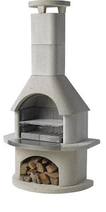 Buschbeck Elba BBQ Outdoor Wood Fireplace