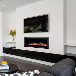 Heatmaster Seamless Landscape Natural Gas Fire & Flue Package