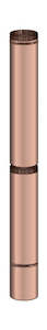 Combination Outer Casing with Slip 1200 x 250 Copper