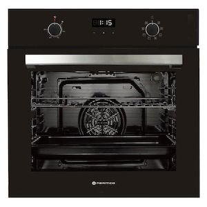 Parmco OX7-4-6B-8-1 600mm 76 Litre Black 8 Function Oven