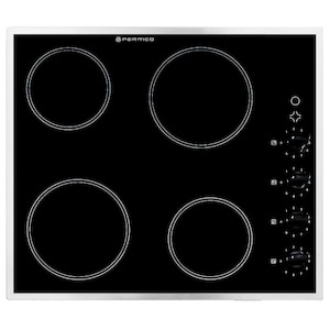 Parmco 600mm Ceramic Hob with Stainless Steel Frame HX-1-6S-CER