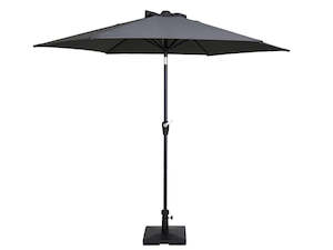 Excalibur Palma Hexagonal Umbrella 2.7M - Charcoal