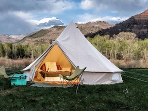 Other transport equipment leasing: Glamping Bell Tent 5m Pro