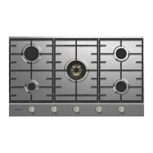 Parmco 900mm Stainless Steel, 4 Burner + Wok, Gas Cooktop I Series 7