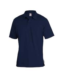 Unit trust (investment type, in predominantly financial assets): Merino Men's Ink Blue Polo. Made in New Zealand.