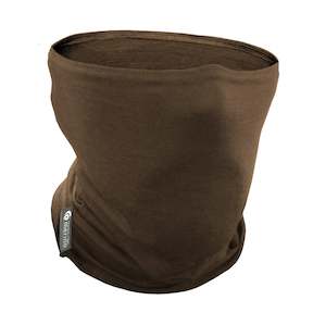 Merino Walnut Neck Gaiter/Warmer. Made in New Zealand.