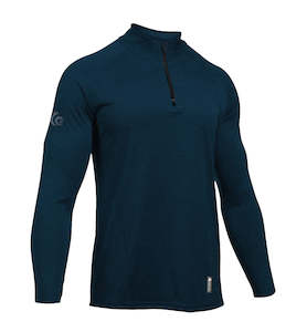 Unit trust (investment type, in predominantly financial assets): Merino Men's Navy Mid-weight Half Zip. Made in New Zealand.