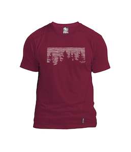 Merino Men's Forest Tee. Made in New Zealand.