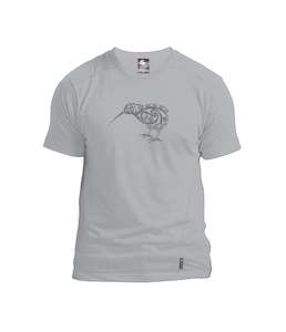 Unit trust (investment type, in predominantly financial assets): Merino Men's Kiwi Tee. Made in New Zealand.