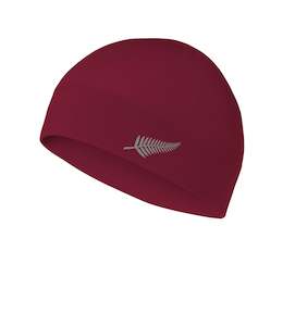 Merino Deep-Wine Beanie. Made in New Zealand.