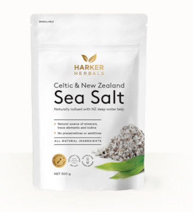 Harker Herbals Celtic & NZ Sea Salt with Kelp