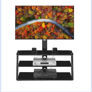 ±30° Swivel floor TV Stand for 32-65’’ Flat TV