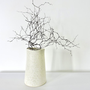 Nadine McConnell Ceramics. Ecru Flower Pot