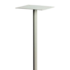 Box Design. Letterbox Pole - Silver