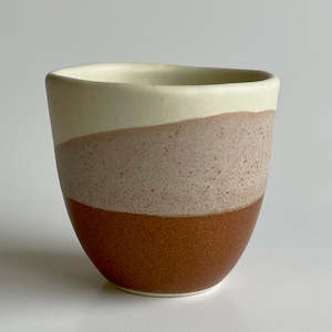 Prefabricated building: Waiheke Ceramics. Earth Landscape Cup