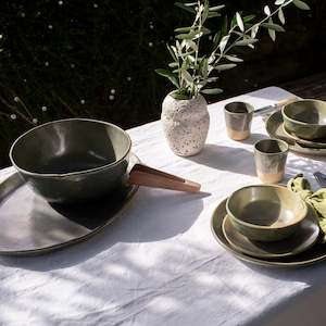 Lil Ceramics. Essentials Dinner Set - Kelp