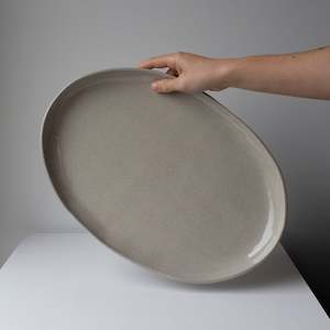 Prefabricated building: Lil Ceramics. Oval Platter