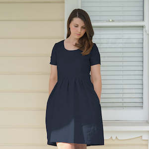 Tess Dress - Navy