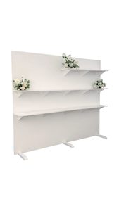 DISPLAY WALL/SHELVING WALL - Event Hire - Twelve Tables