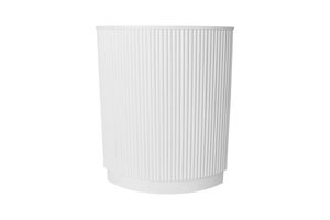 WHITE RIBBED BAR - CORNER PIECE - Event Hire - Twelve Tables