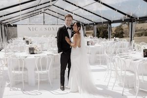 FEATURE WALL - WHITE - Event Hire - Twelve Tables