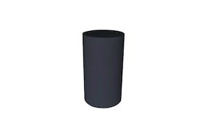 SMOOTH BLACK ROUND PLINTH LARGE - Event Hire - Twelve Tables