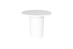 SMOOTH WHITE CIRCLE TABLE LARGE - Event Hire - Twelve Tables