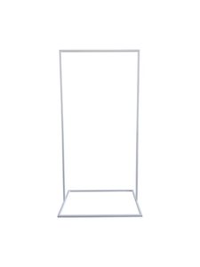 TALL WHITE RECTANGLE SIGNAGE FRAME - Twelve Tables