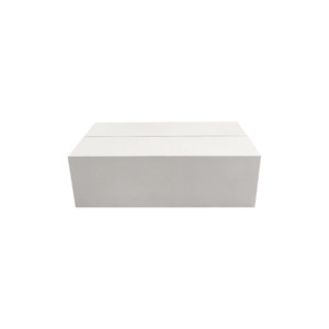 WHITE BOXED SIGNAGE HOLDER - Event Hire - Twelve Tables