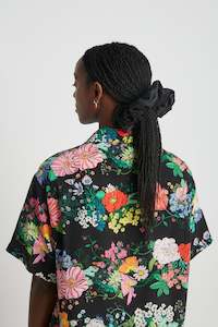 Womenswear: Joust flourishing scrunchie - Black